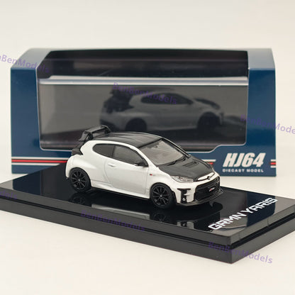 Hobby Japan 1:64 Toyota GRMN YARIS Circuit Package White HJ643024CPW Diecast