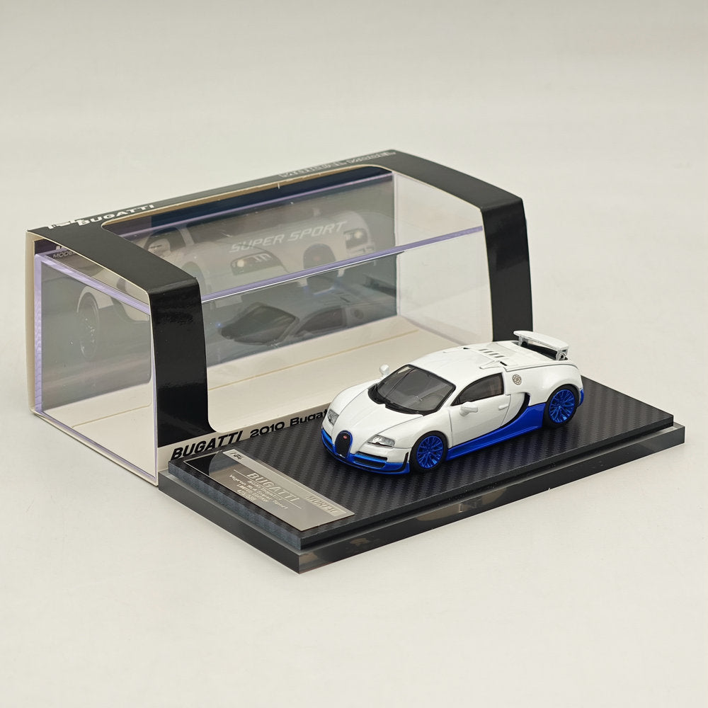 Mortal 1:64 Bugatti Veyron Super Sport Car Models Diecast Toys Collection Gifts Miniature Metallic Two-Tone