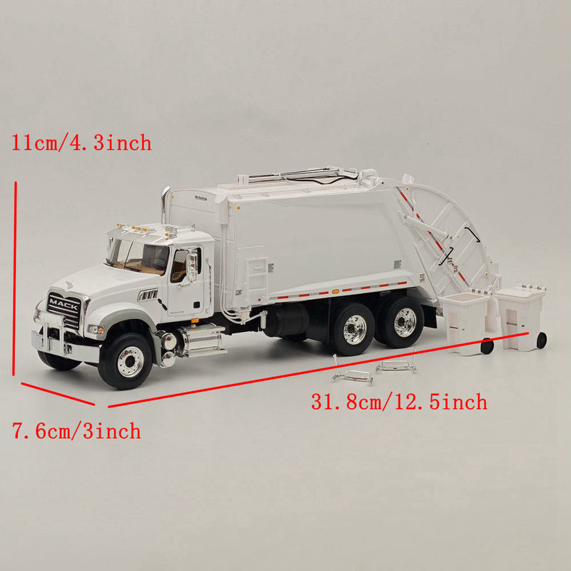 1/34 FIRST GEAR Mack Granite W/McNeilus Rear Load Refuse with Trash Carts