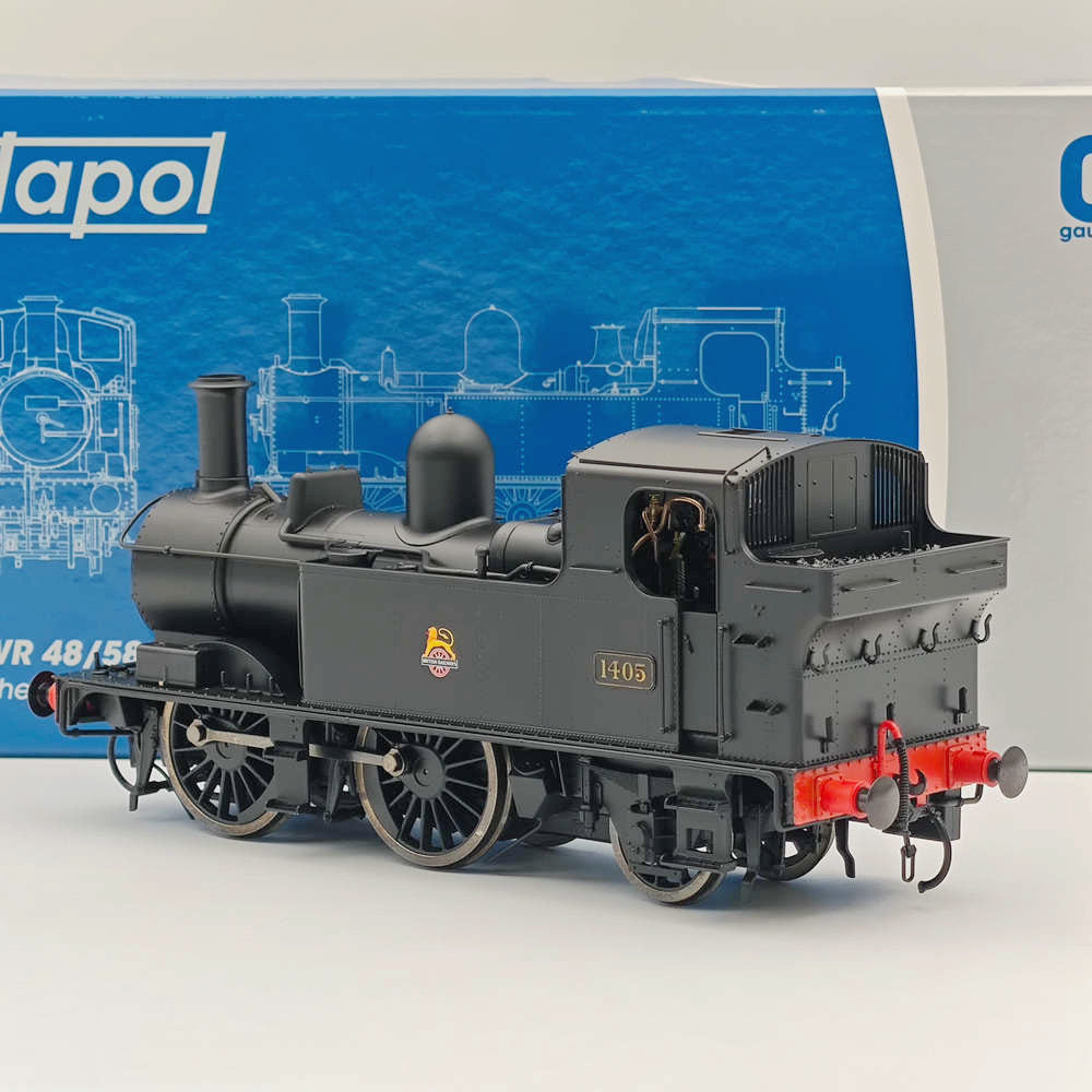Dapol 7s-006-021 O Gauge 14xx Class BR Early Crest Black