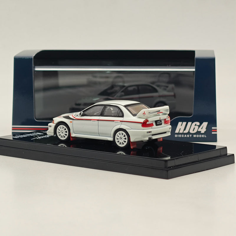 Hobby Japan 1/64 Mitsubishi Lancer GSR Evolution VI HJ642033CW Diecast White