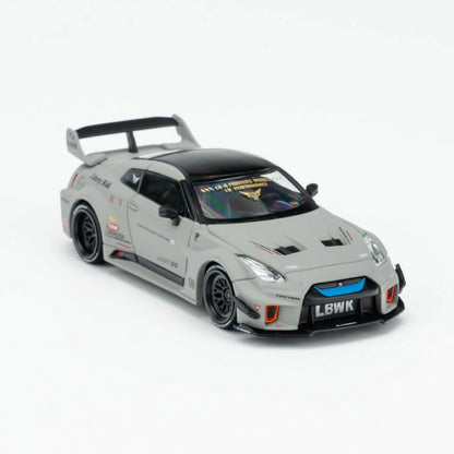 Minigt 1:64 GT R 35gt rr Combat Gray Lbwk Modified Alloy Car Model 1248