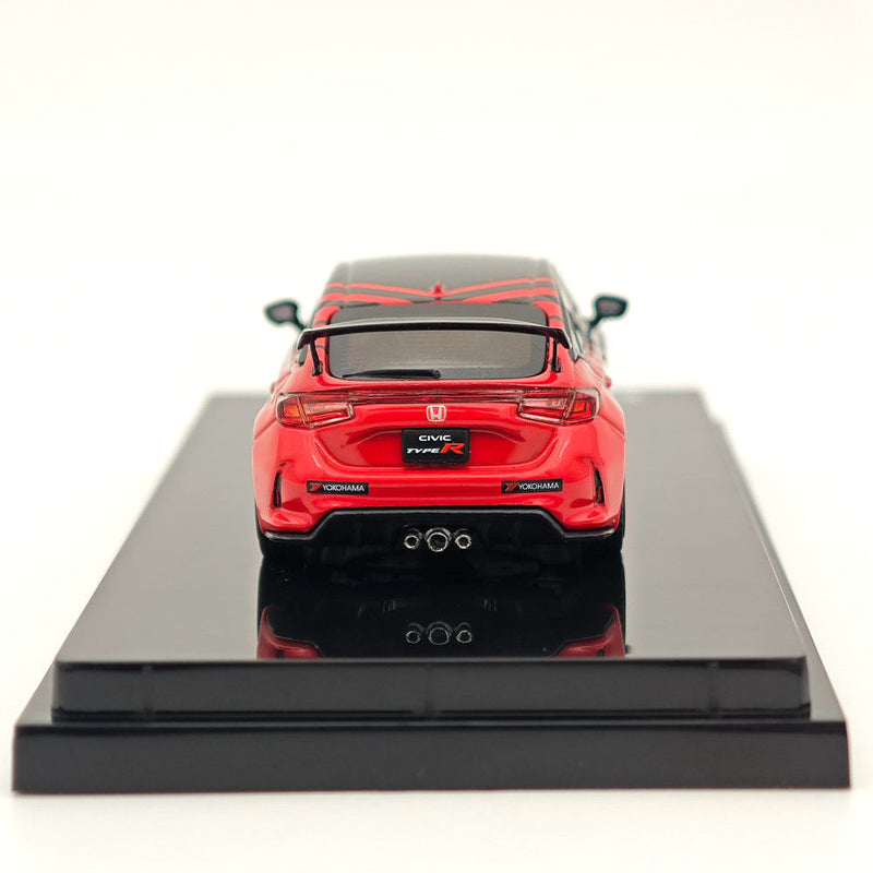 Hobby Japan 1:64 Honda CIVIC TYPE R (FL5) YOKOHAMA ADVAN COLOR(Customized Color) HJ641063AV Diecast Models Car Collection