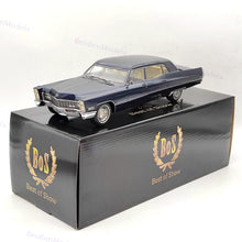 1:18 BOS Cadillac Fleetwood Series 75 Limousine 1967 Blue BOS393 Resin Model Car