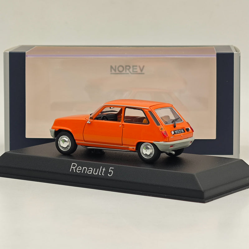 1:43 Norev Renault 5 R5 1972 Diecast Model Cars Limited Collection Orange