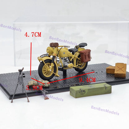 1:24 BMW R75 Panzerfaust 30 World War II 1939-1945 Motorcycle Diecast Model