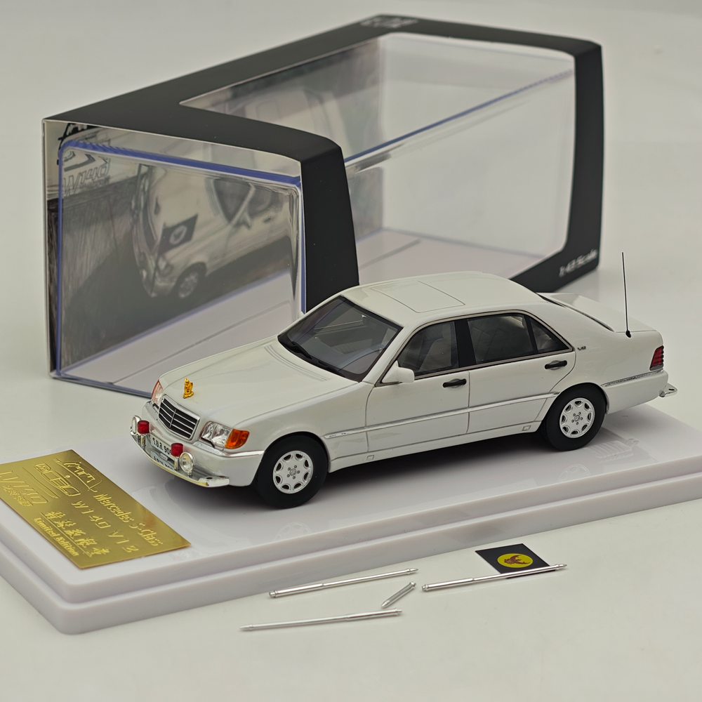 WTX 1:43 W140 V12 Thai Royal S-Class Resin Car Model Collectible Gifts Limited