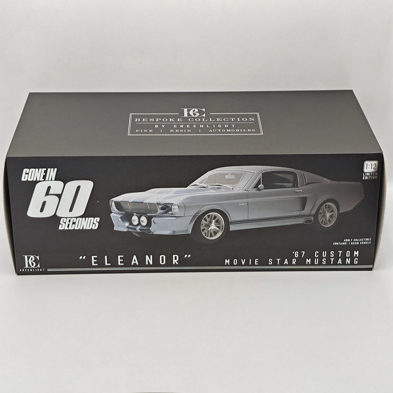 Greenlight 1/12 1967 Ford Mustang Custom Eleanor Gone in 60 Second 12102 Resin Models Car