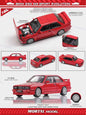 Mortal 1:64 BMW E30 M3 Sport Evolution Alloy Openable Hood Diecast Toys Car Models Hobby Collection Gifts