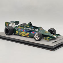 Modèle réduit en résine 1/18 Tecno Mythos Series Lotus 79 1979 GP d'Italie TM18-287E 