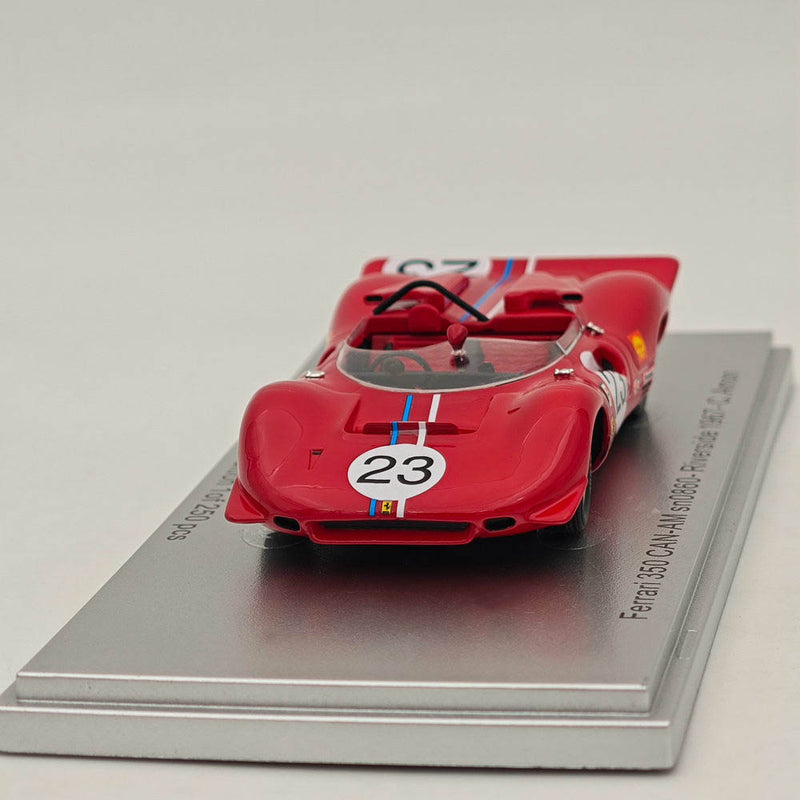 Kess-Model 1/43 Ferrari 350 CAN-AM sn0860-Riverside 1967-C.Amon Resin Model Red