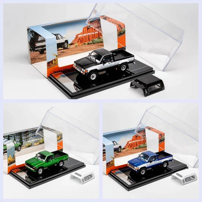 GCD 1/64 Hilux Xtra Cab LHD pickup Removable Rear Cover Alloy Car Model limited