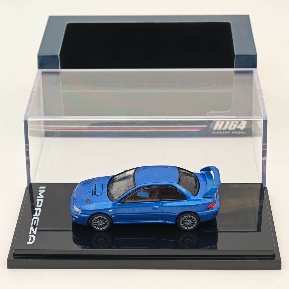 Hobby Japan 1:64 Impreza 22B STi GC8 Euro Custom Blue HJ644041ABL Diecast model
