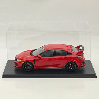 1:18 Diecast Model Display Box Acrylic Protector Dustproof Carbon Fiber Base