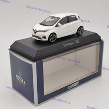 1/43 Norev Renault ZOE 2020 Diecast Toys Car Models Collection Gifts White