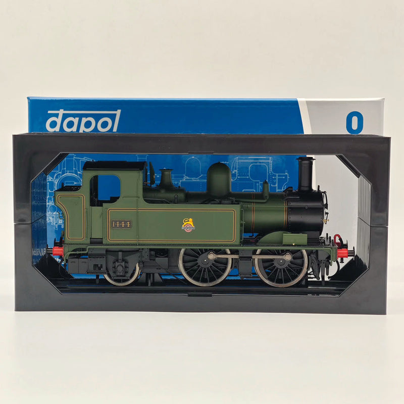Dapol 7S-006-022 O Gauge 14xx Class BR Early Lined Green 1444 21DCC -Locomotive