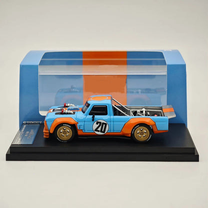 STREET WARRIOR 1:64 F-150 Performance Hoonitruck 1977 Gulf #20 Diecast Model Car Limited Collection
