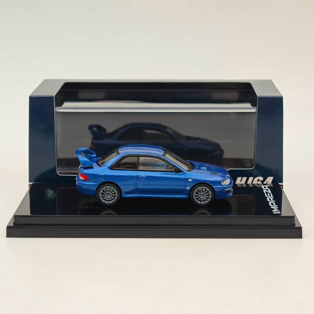 Hobby Japan 1:64 Impreza 22B STi GC8 Euro Custom Blue HJ644041ABL Diecast model