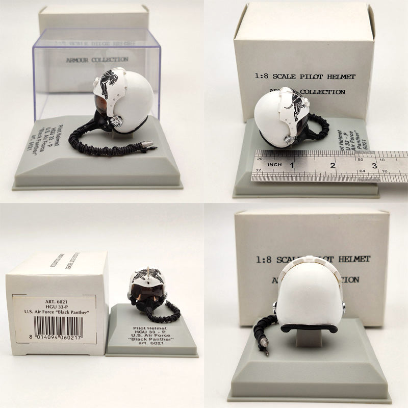 1/8 CDC Armour/Franklin Mint Pilot Helmet HGU 26P/33P/55P/MK 10/Gueneau 316/APH 6B Diecast Model Collection Used