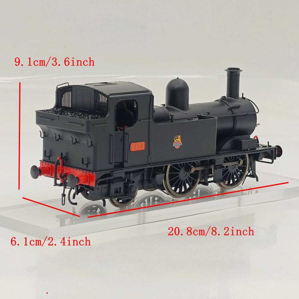 Dapol O Gauge 7S-006-025 14xx Class 1413 - DCC 0-4-2T BR Black with Early Emblem