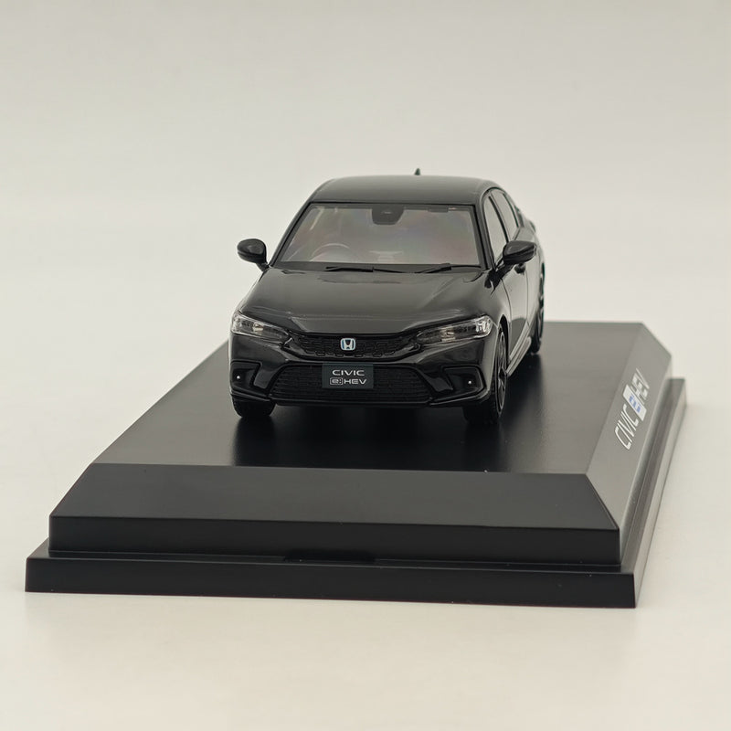 Hobby Japan 1/43 Honda CIVIC (FL4) e:HEV Crystal Black Pearl HJ433003BK Diecast Model Car Limited Collection