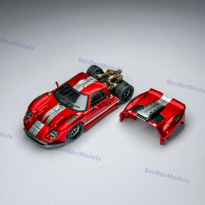 RM 1:64 Ford GT40 Hood Magnetic Limited Edition Alloy Car Model - Two Styles