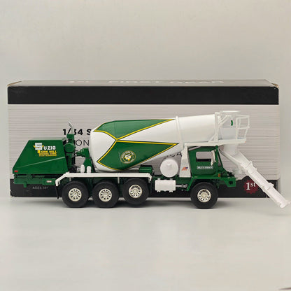 First Gear 1/34 Oshkosh Front Discharge Mixer Green 19-4189 Diecast Metal Replica Collection