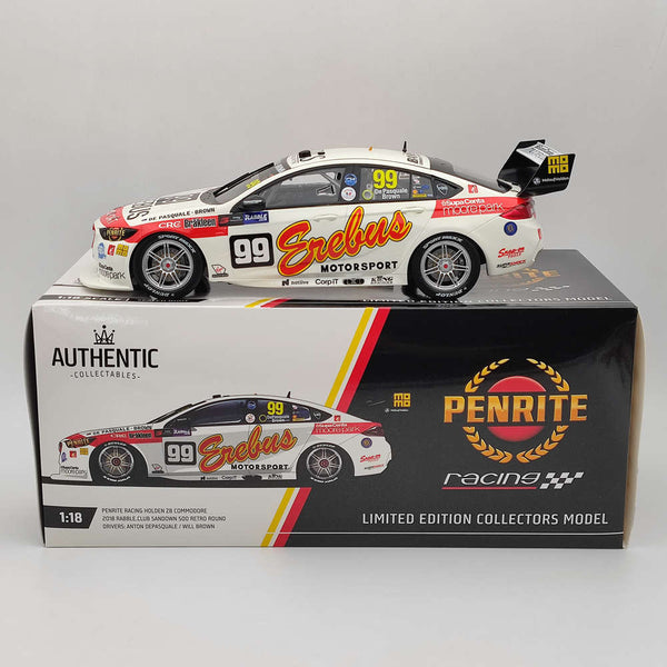 1/18 Authentic PENRITE RACING #99 HOLDEN ZB COMMODORE 2018 ANTON DEPASQUALE'S TOYS CAR GIFT