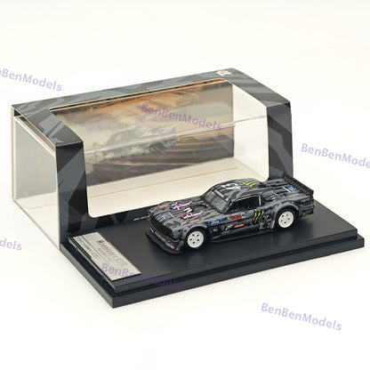 1:64 SW Ford Mustang 1965 Hoonicorn RTR V3 HORZON / KamaZ trailer Car Diecast