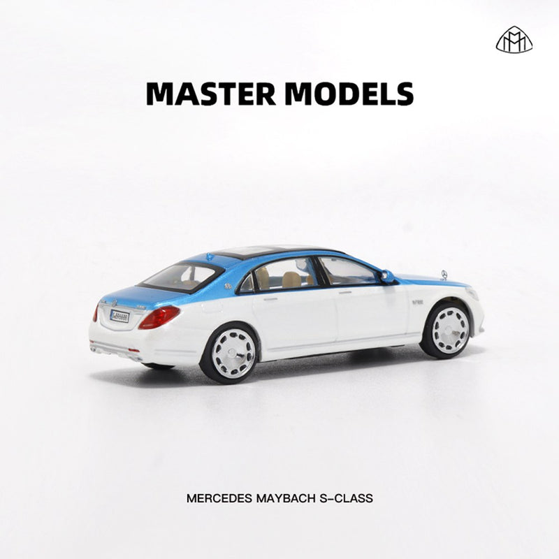 Master 1:64 Mercedes Benz Maybach S-Class S650 Diecast Toys Car Models Collection Miniature Hobby Gifts Double Color