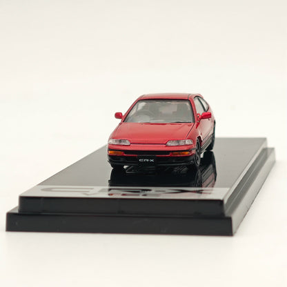 Hobby Japan 1/64 Honda CR-X SiR (EF8) J.D.M. Style Red Pearl HJ643005R Diecast Models Car In Stock - US