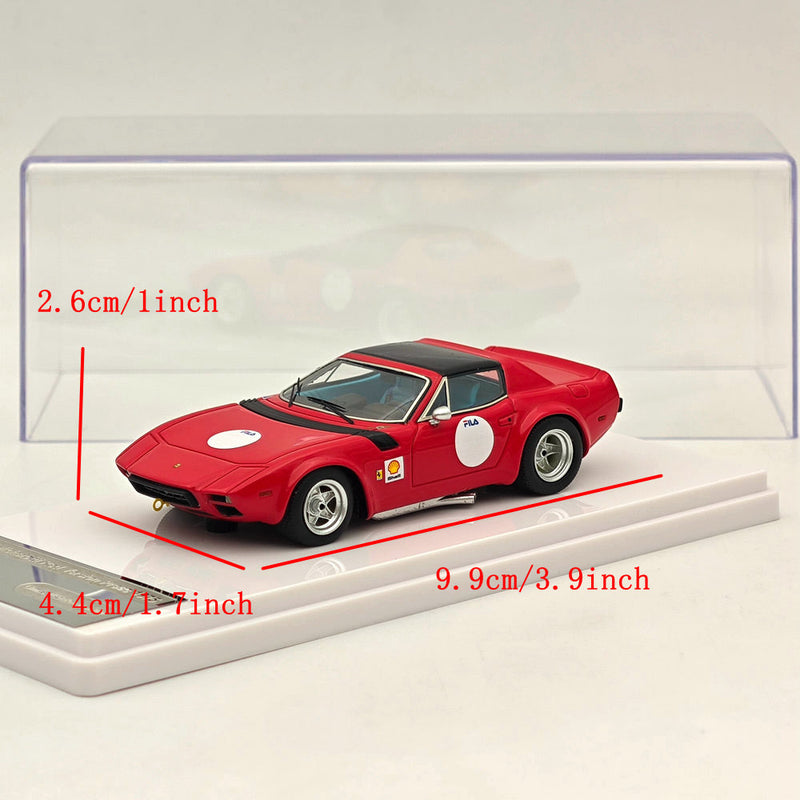 1/43 Tecnomodel Ferrari GTB/4 Michelotti Red Version Press 1975 Resin Model Car