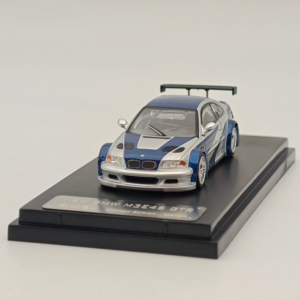 Ghost Player 1:64 BMW M3 E46 GTR Blue by DCM Diecast Model
