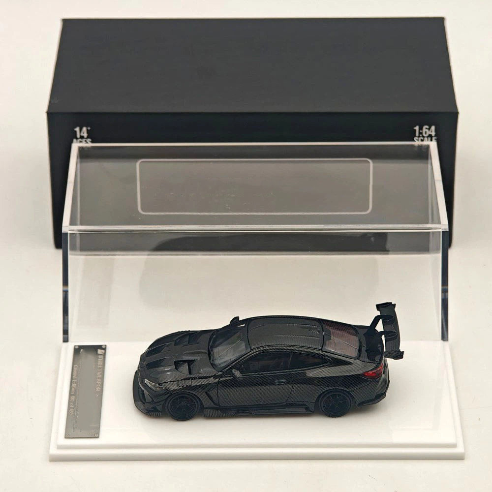 SW 1:64 M4 AD~O KITS Full Carbon Texture Black 2026 TMCS Limited Diecast