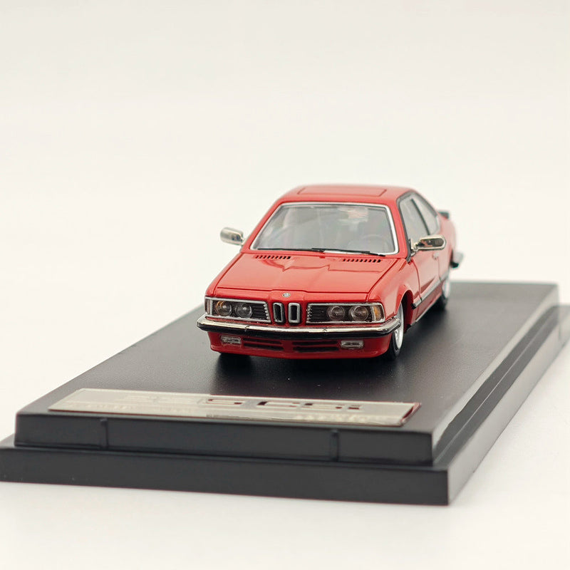 STREET WARRIOR 1/64 BMW E24 6 Series 635 CSI Red Diecast Models Car Toy Limited 999 Collection