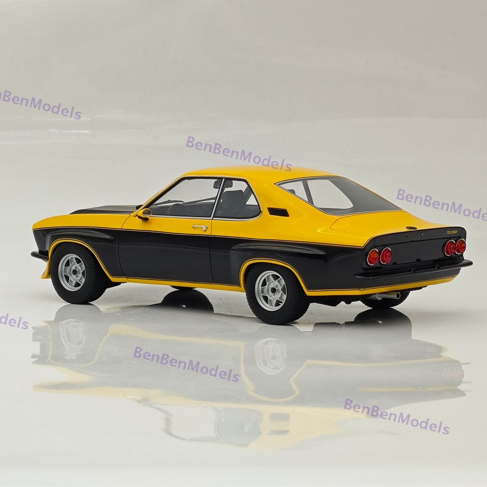 1:18 BOS Opel Manta TE2800 1975 Yellow/Black BOS068 Resin Car Limited Rare Used