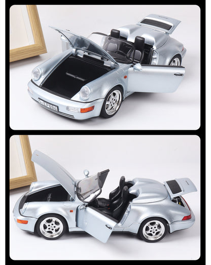 Norev 1:18 911 Speedster WTL 964 Carrera S Targa Alloy Car Model Limited Collectible