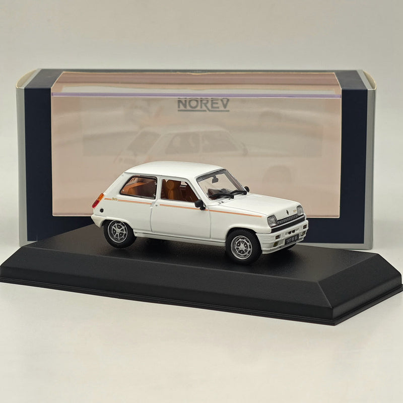 1/43 Norev Norev Renault 5 Lauréate Turbo 1985 Diecast Model Cars Limited White