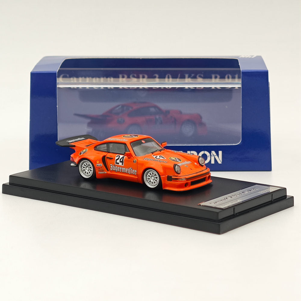 Modèles réduits de voitures moulées sous pression 1/64 SW Carrera RSR 3.0/KS-R PORSCHE 911 Jagermeister #24 