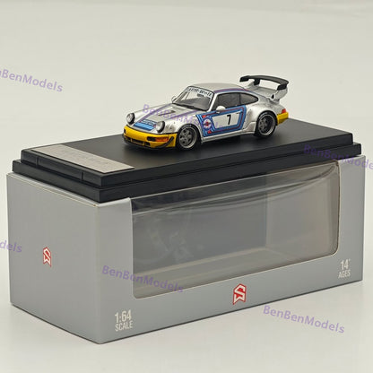 1:64 SW Porsche RWB 964 Classic Sports Model Diecast Model Car Limited Edition