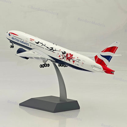 1:200 ARD British Airways Boeing 777-200 / G-YMML / ARDBA84 / WITH STAND/Diecast