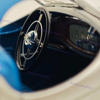 1/18 AMC Mercedes Benz 540K W29 Silver Stromlinien Roadster Erdmann & Rossi 1936