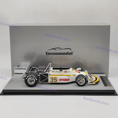 1/18 Tecnomodel Mythos March 761 OVORO #35 1976 Swedish GP Arturo Merzario Resin