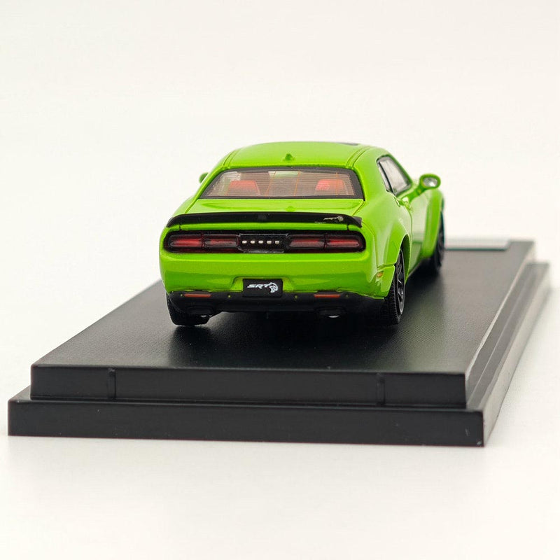 Stance Hunters 1/64 Dodge SRT Hellcat Green Diecast Models Car Collection