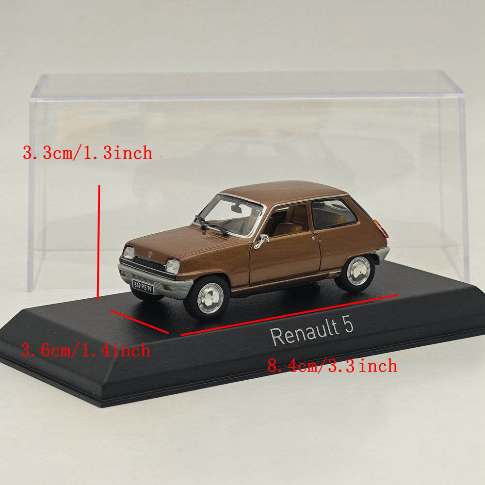 1/43 Norev Renault 5 TL 1974 Brown metallic Diecast Model Car Limited Collection