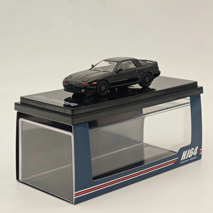 1:64 Hobby Japan SUPRA A70 3.0GT TURBO A Black alloy car model HJ642026ABK