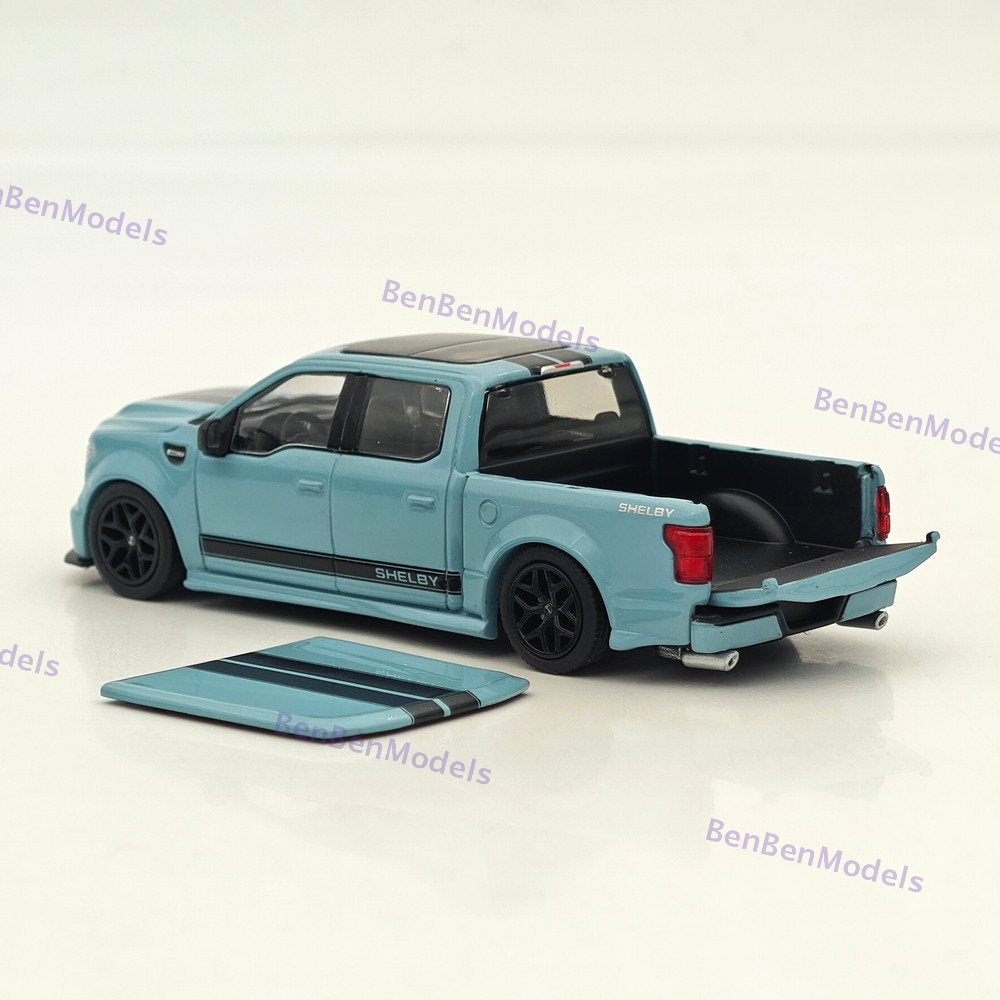 1:64 Funny Model F15 F-150 Super Snake Shelby Pickup Sport Truck Diecast