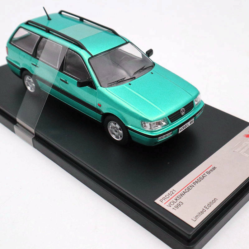 Premium X 1:43 VOLKSWAGEN PASSAT Break 1993 Metallic Green PRD521 Diecast Models Toys Car Gift