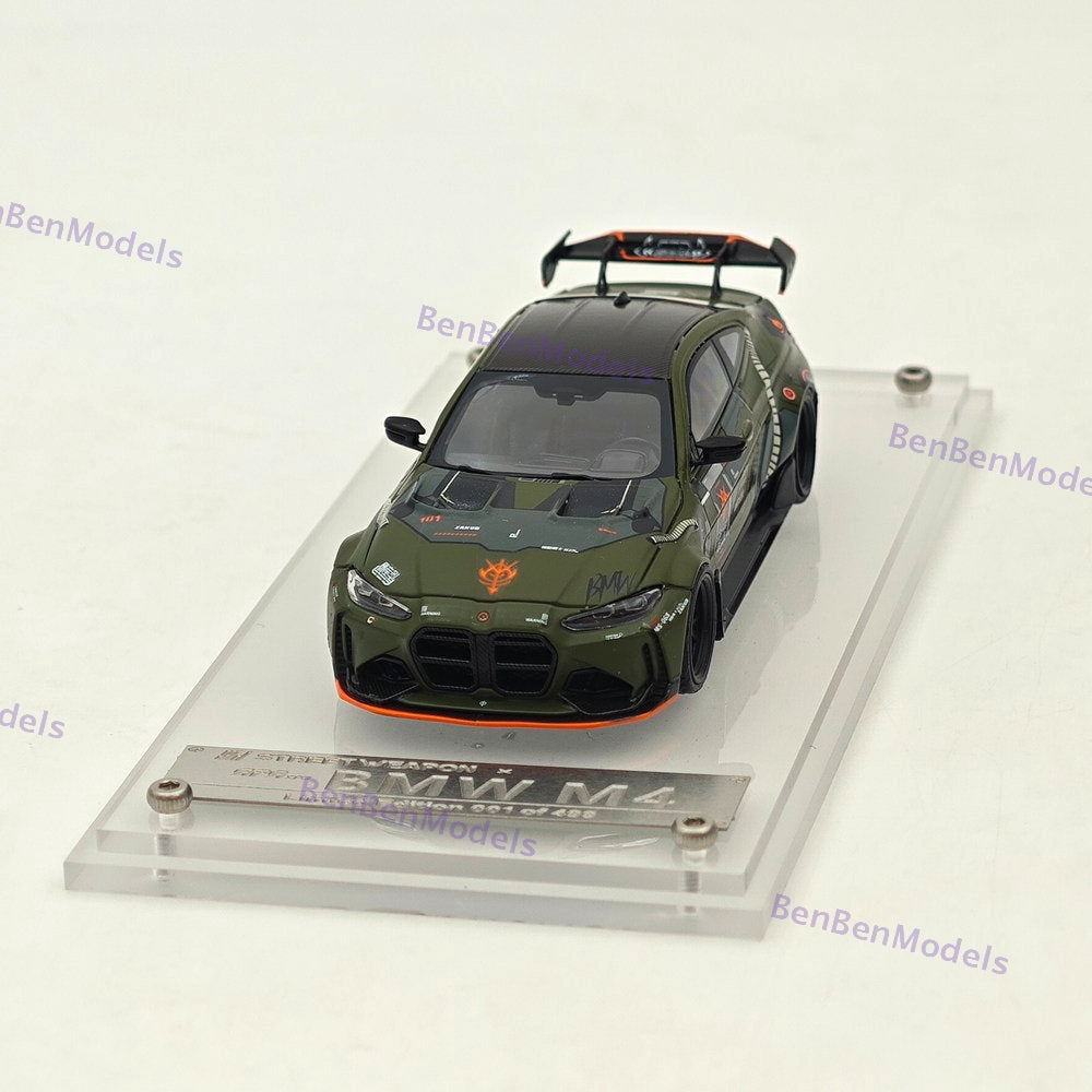 APA SW 1:64 M4 G82 Green Expo Exclusive Widebody Diecast Metal Car