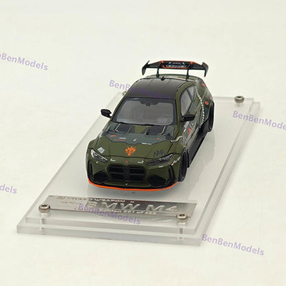 APA SW 1:64 M4 G82 Green Expo Exclusive Widebody Diecast Metal Car